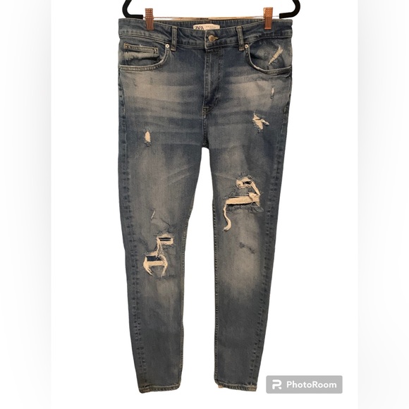 Zara Denim - Zara distressed skinny jeans